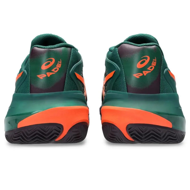 Asics Gel Resolution X Padel Vert Orange - vue 5