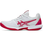 Asics Solution Speed FF 3 Clay Blanc Rose Brillante Femme - vue 3