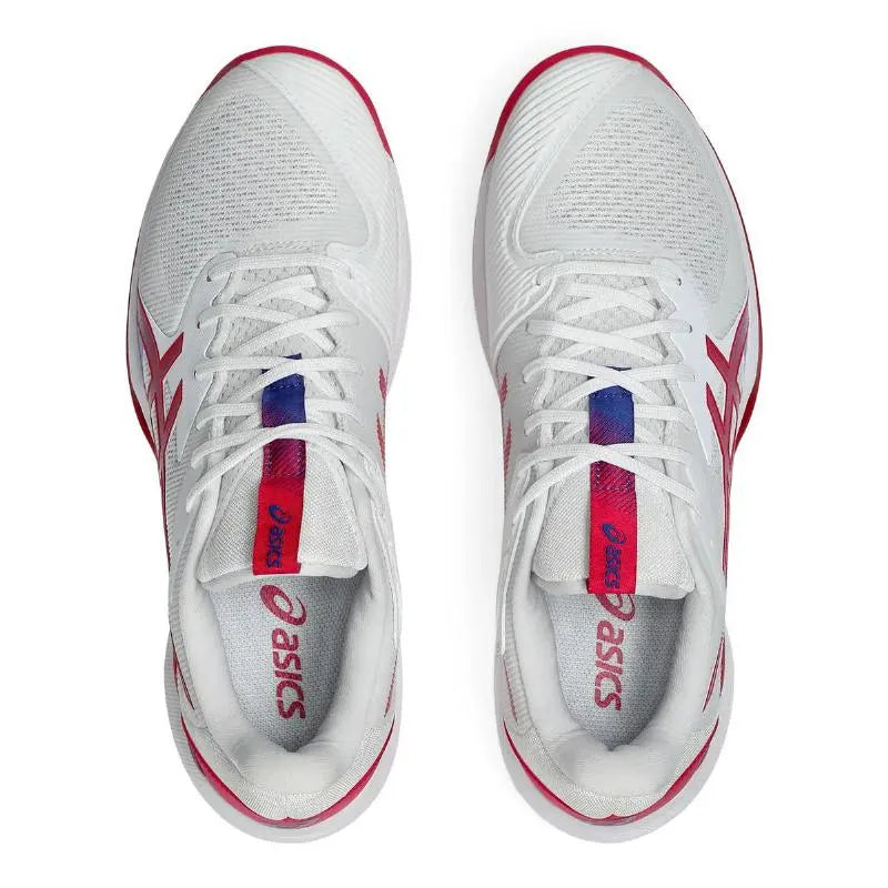 Asics Solution Speed FF 3 Clay Blanc Rose Brillante Femme - vue 4
