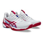 Asics Solution Speed FF 3 Clay Blanc Rose Brillante Femme - vue 5