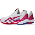 Asics Solution Speed FF 3 Clay Blanc Rose Brillante Femme - vue 6