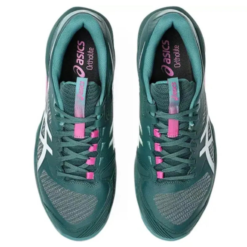 Asics Solution Speed FF 4 Clay Bleu Oscuro Blanc - vue 4