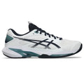 Asics Solution Speed FF 4 Clay Blanc Bleu Oscuro