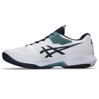 Asics Solution Speed FF 4 Clay Blanc Bleu Oscuro - vue 3