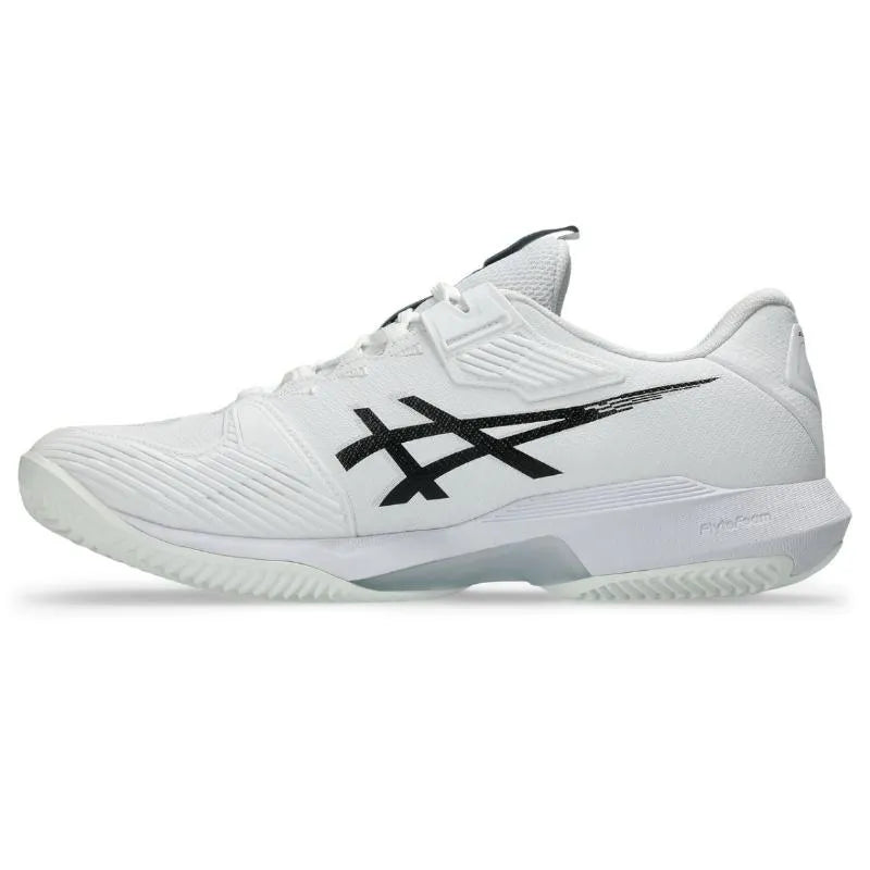 Asics Solution Speed FF 4 Clay Blanc Noir - vue 3