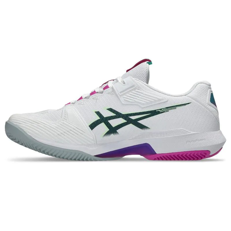 Asics Solution Speed FF 4 Clay Blanc Rose - vue 3