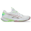 Asics Solution Speed FF 4 Clay Blanc Rose Morganita Femme