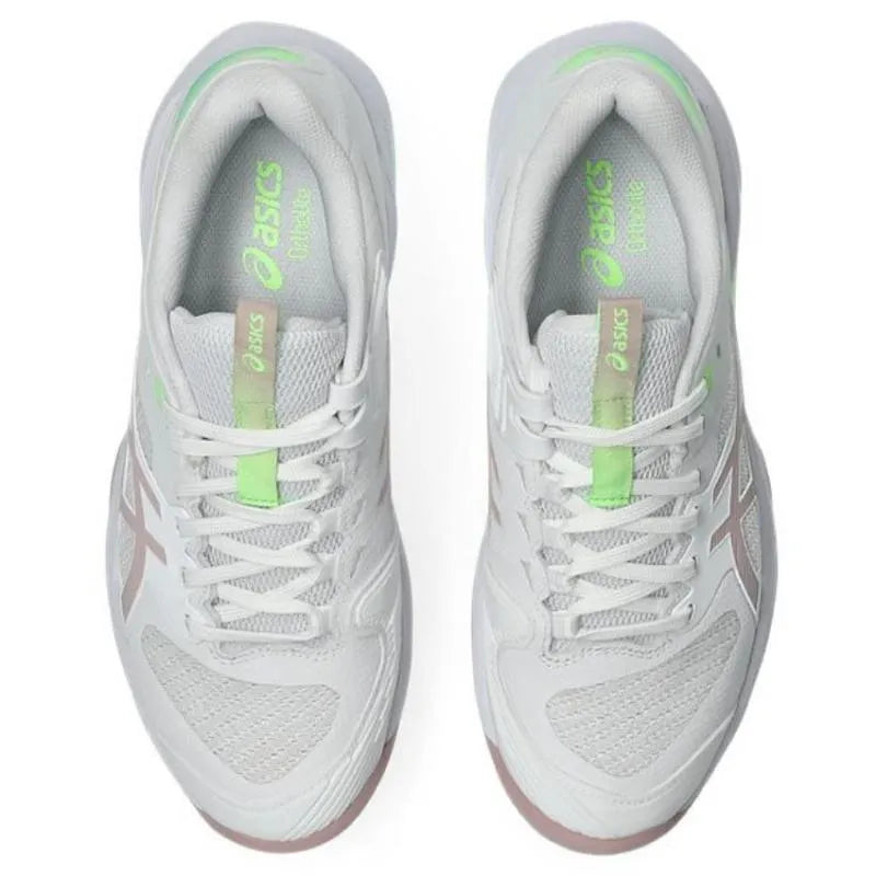 Asics Solution Speed FF 4 Clay Blanc Rose Morganita Femme - vue 4
