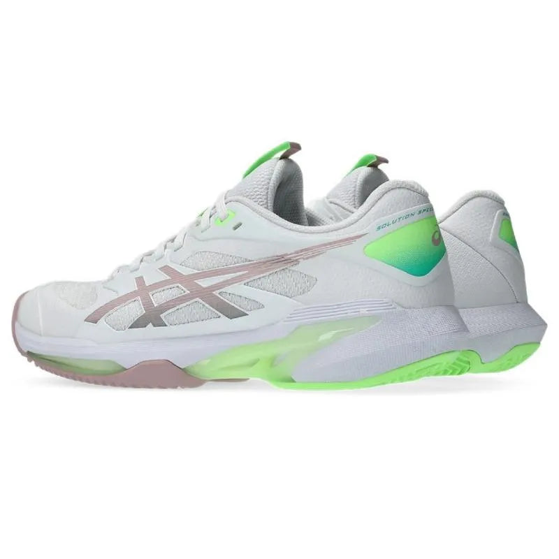 Asics Solution Speed FF 4 Clay Blanc Rose Morganita Femme - vue 6