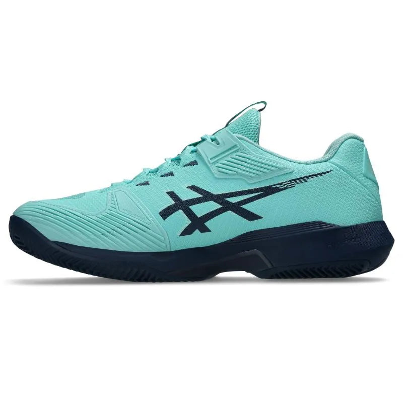 Asics Solution Speed FF 4 Clay Menta Bleu Oscuro - vue 3