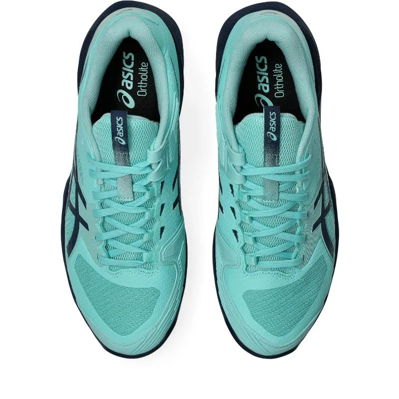 Asics Solution Speed FF 4 Clay Menta Bleu Oscuro - vue 5