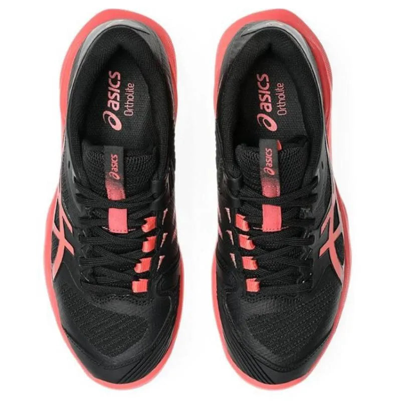 Asics Solution Speed FF 4 Clay Noir Rouge Femme - vue 4