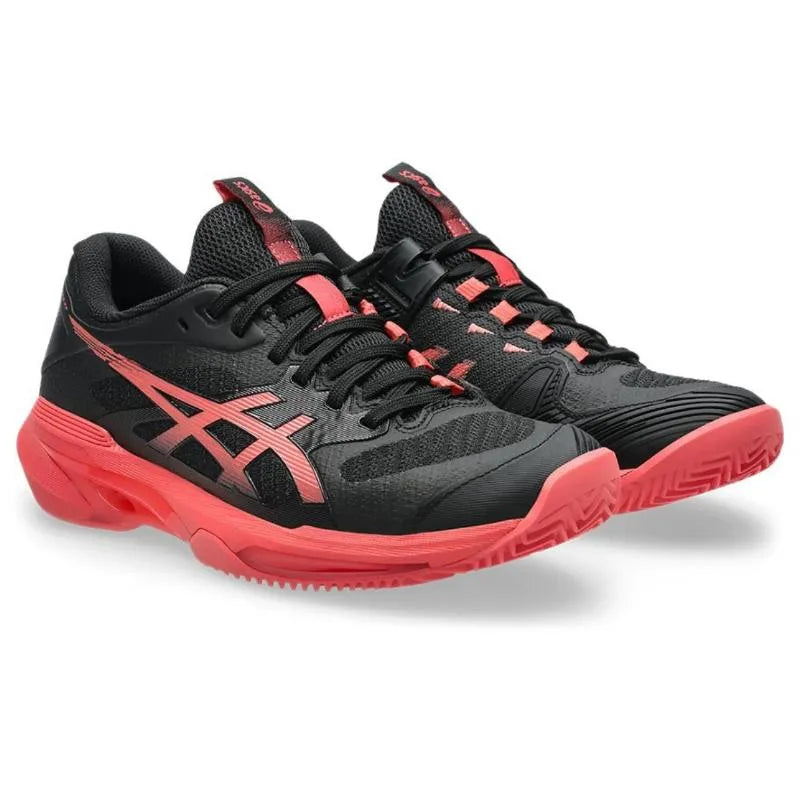 Asics Solution Speed FF 4 Clay Noir Rouge Femme - vue 5