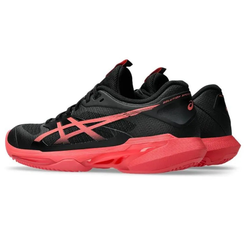 Asics Solution Speed FF 4 Clay Noir Rouge Femme - vue 6