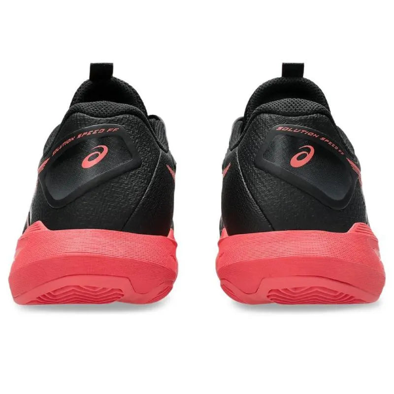 Asics Solution Speed FF 4 Clay Noir Rouge Femme - vue 7