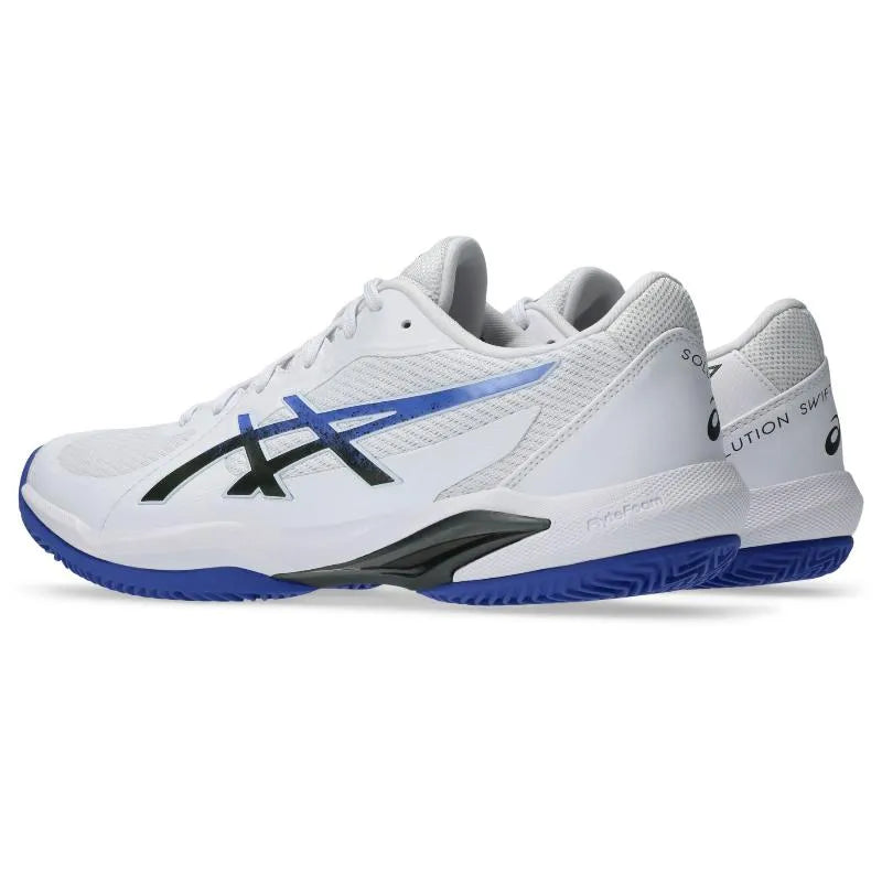 Asics Solution Swift FF 2 Clay Blanc Bleu Cobalto - vue 5