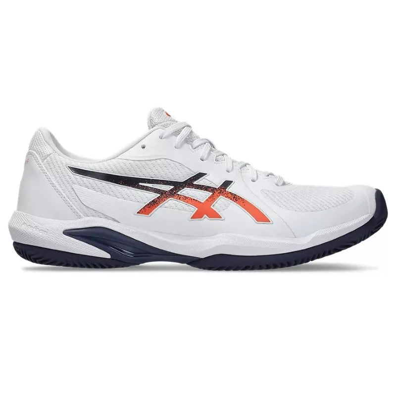 Asics Solution Swift FF 2 Clay Blanc Bleu Orange
