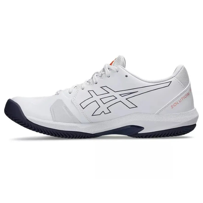 Asics Solution Swift FF 2 Clay Blanc Bleu Orange - vue 3
