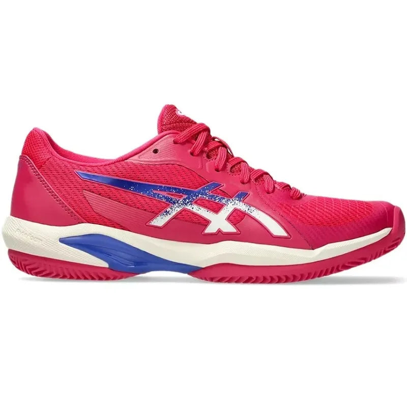 Asics Solution Swift FF 2 Clay Rose Bleu Cobalto Femme