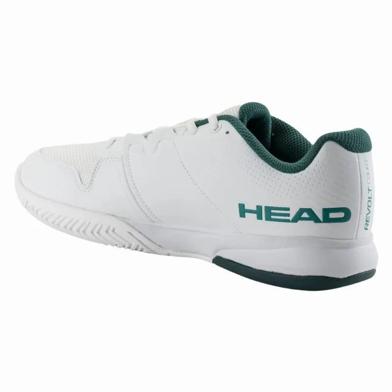 Head Revolt Court Blanc Vert Pino - vue 3