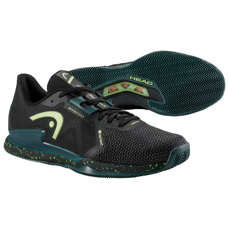 Head Sprint Pro 3.5 SF Clay Noir Vert Bosque - vue 3
