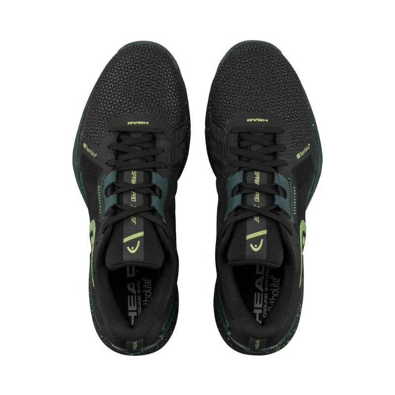 Head Sprint Pro 3.5 SF Clay Noir Vert Bosque - vue 4