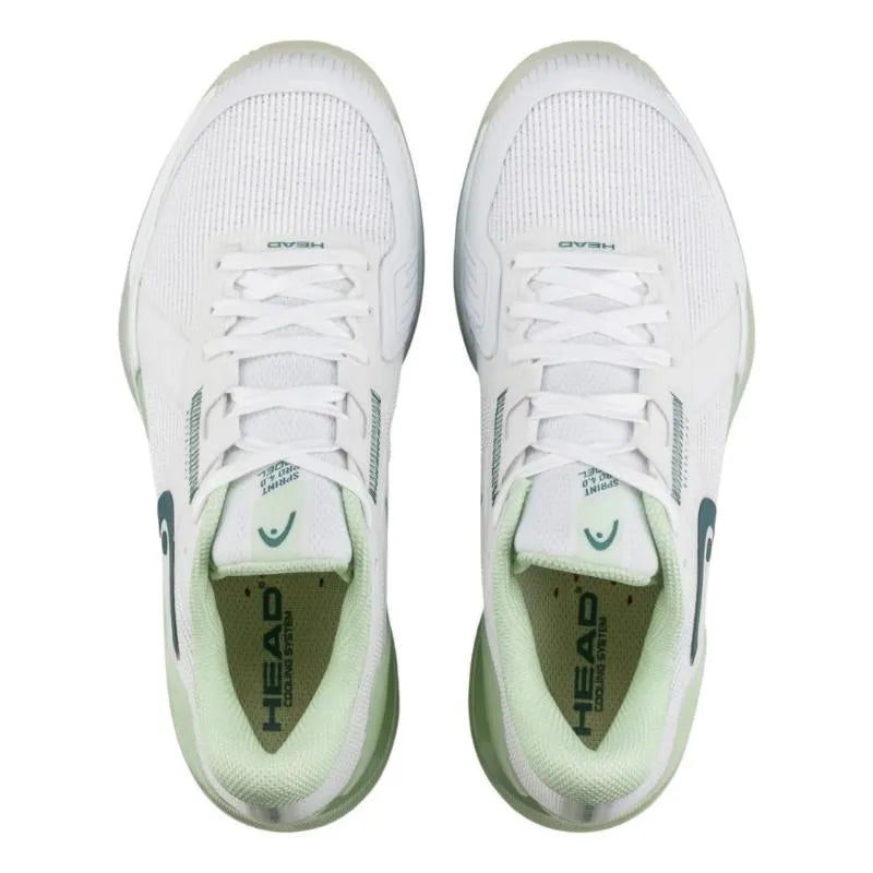 Head Sprint Pro 4.0 Blanc Vert - vue 4