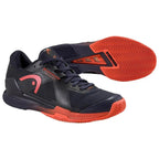 Head Sprint Pro 4.0 Clay Bleu Oscuro Rouge - vue 4