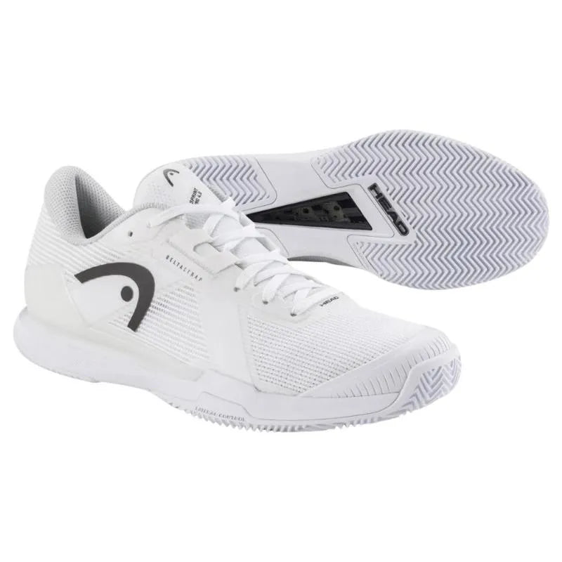 Head Sprint Pro 4.0 Clay Blanc Noir - vue 4
