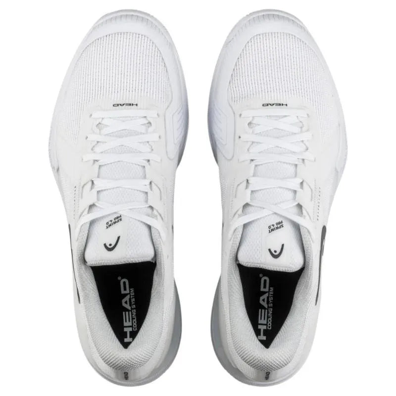 Head Sprint Pro 4.0 Clay Blanc Noir - vue 5