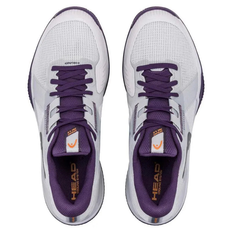Head Sprint Pro 4.0 Clay Blanc Argent - vue 4