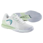 Head Sprint Pro 4.0 Clay Blanc Vert Claro - vue 4