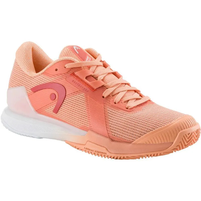 Head Sprint Pro 4.0 Clay Coral Blanc