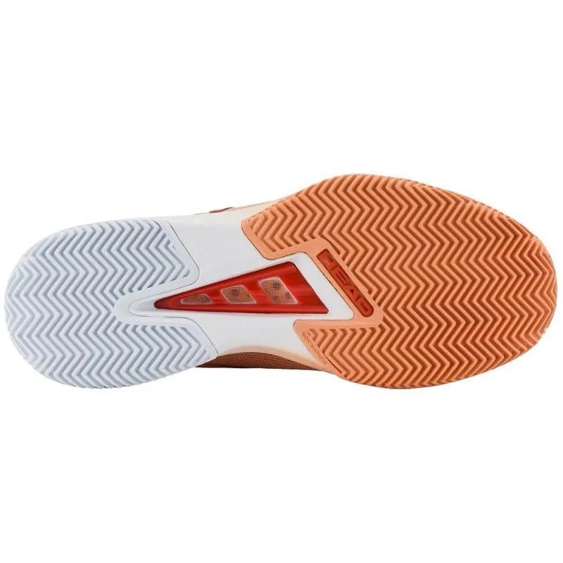 Head Sprint Pro 4.0 Clay Coral Blanc - vue 2