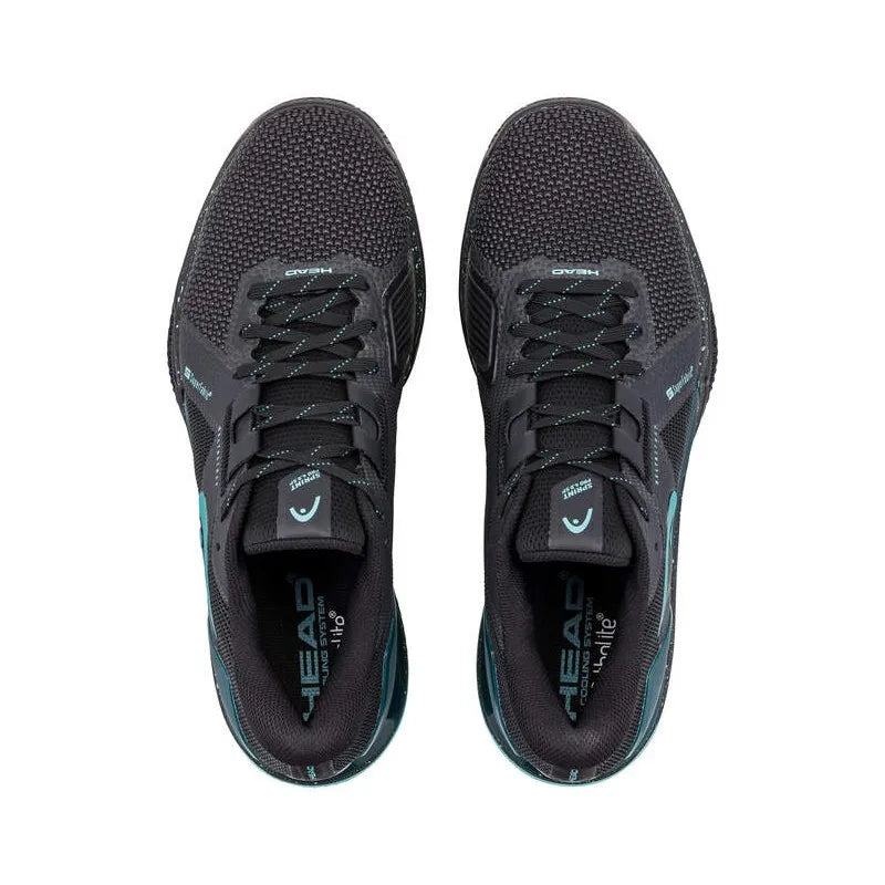 Head Sprint Pro 4.0 SF Clay Noir Turquoise - vue 4
