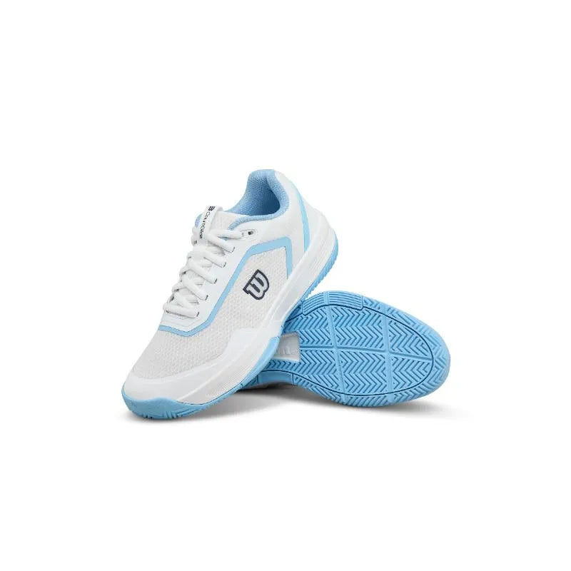 Wilson Courtglide Blanc Celeste Femme - vue 5