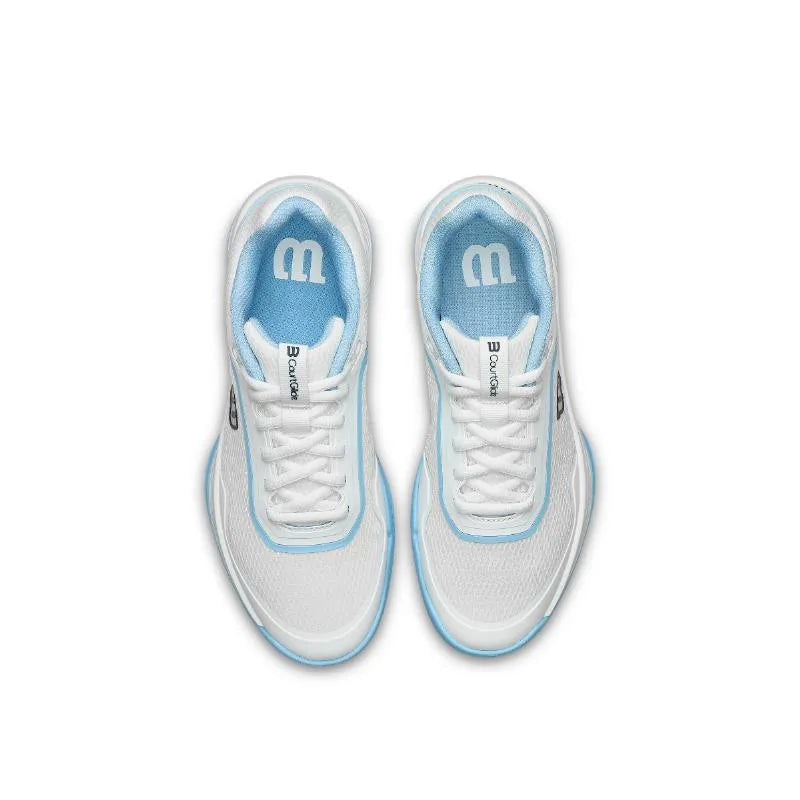 Wilson Courtglide Blanc Celeste Femme - vue 8