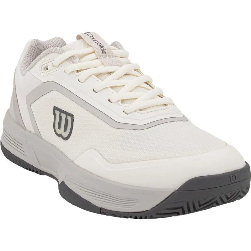 Wilson Courtglide Blanc Gris Femme - vue 4