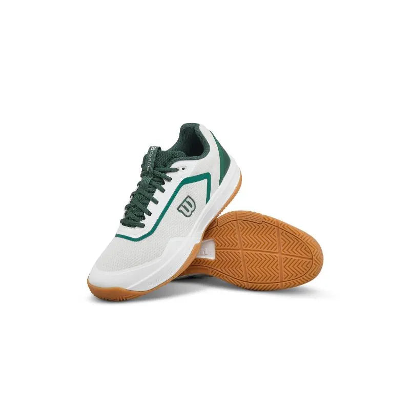 Wilson Courtglide Blanc Vert - vue 4