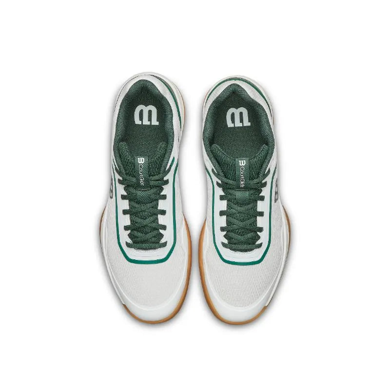 Wilson Courtglide Blanc Vert - vue 7