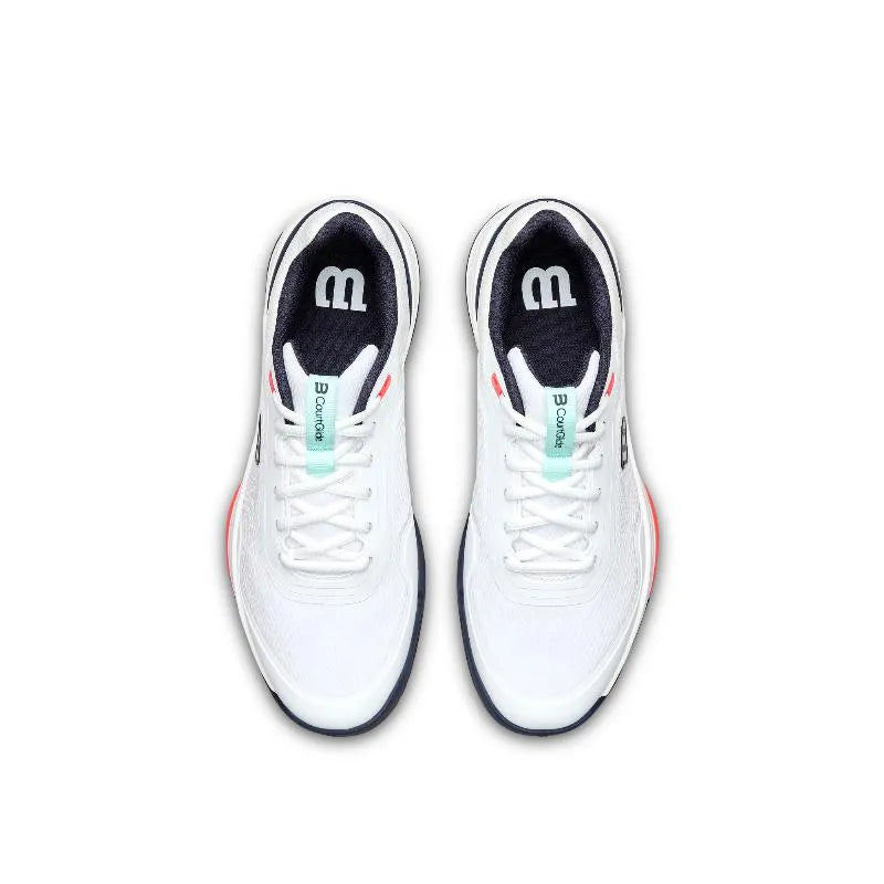 Wilson Courtglide Padel Blanc Aguamarina - vue 4