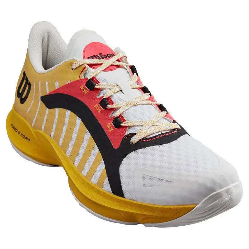 Wilson Hurakn Pro Blanc Or Coral - vue 3