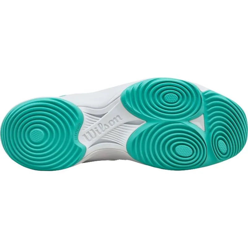 Wilson Hurakn Pro V2 Blanc Turquoise Femme - vue 2