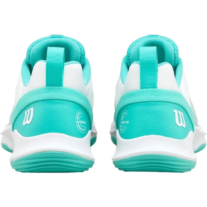 Wilson Hurakn Pro V2 Blanc Turquoise Femme - vue 6