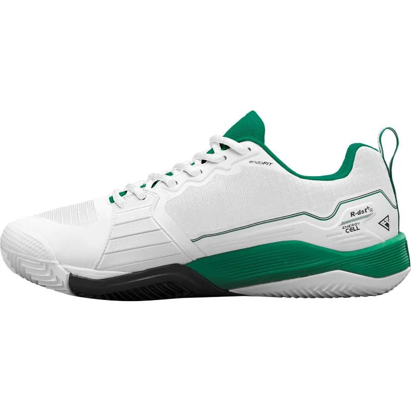 Wilson Rush Pro 4.5 Clay Blanc Vert Noir - vue 3