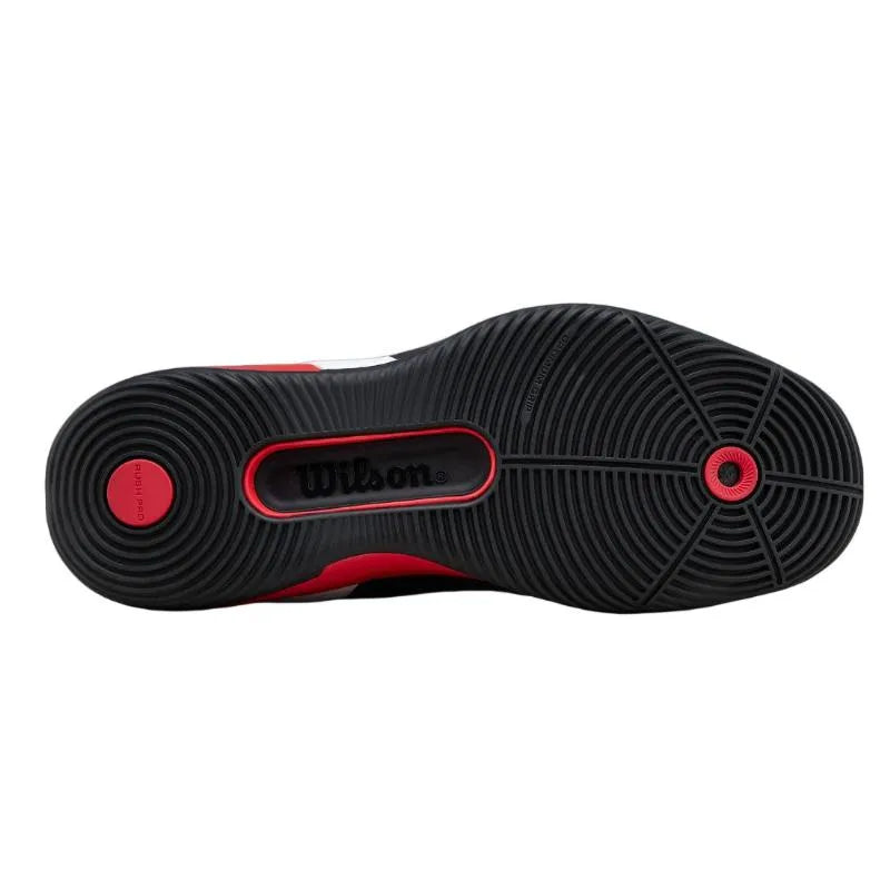 Wilson Rush Pro 5 Padel Noir Rouge - vue 2
