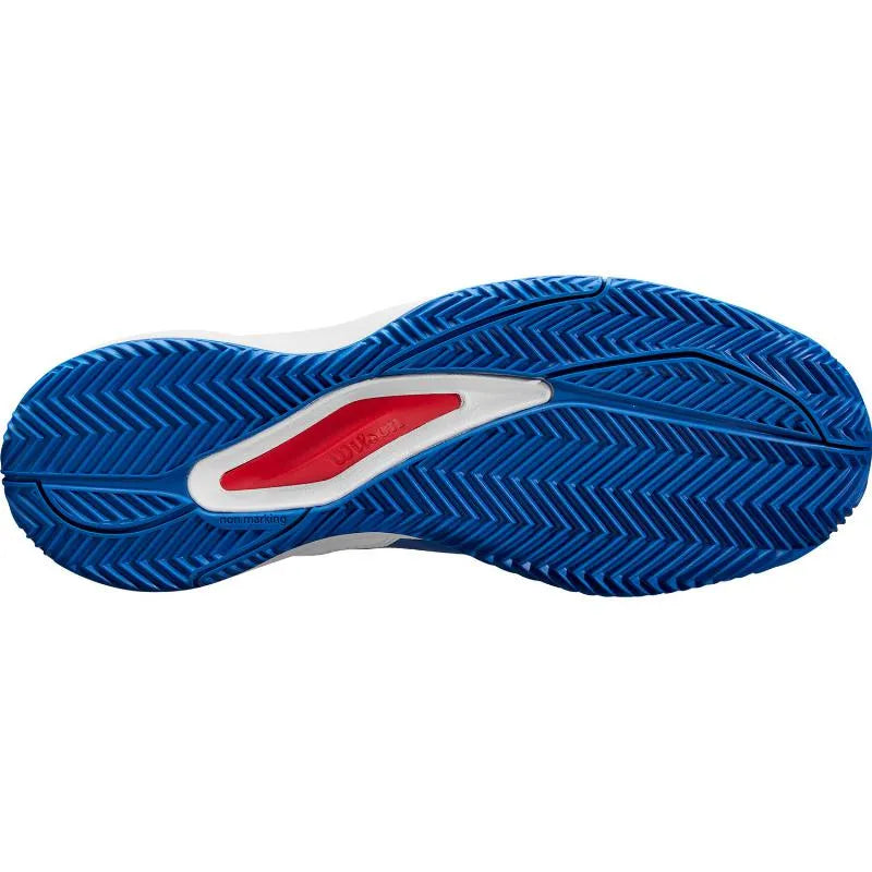 Wilson Rush Pro Ace Clay Bleu Blanc Rouge - vue 2
