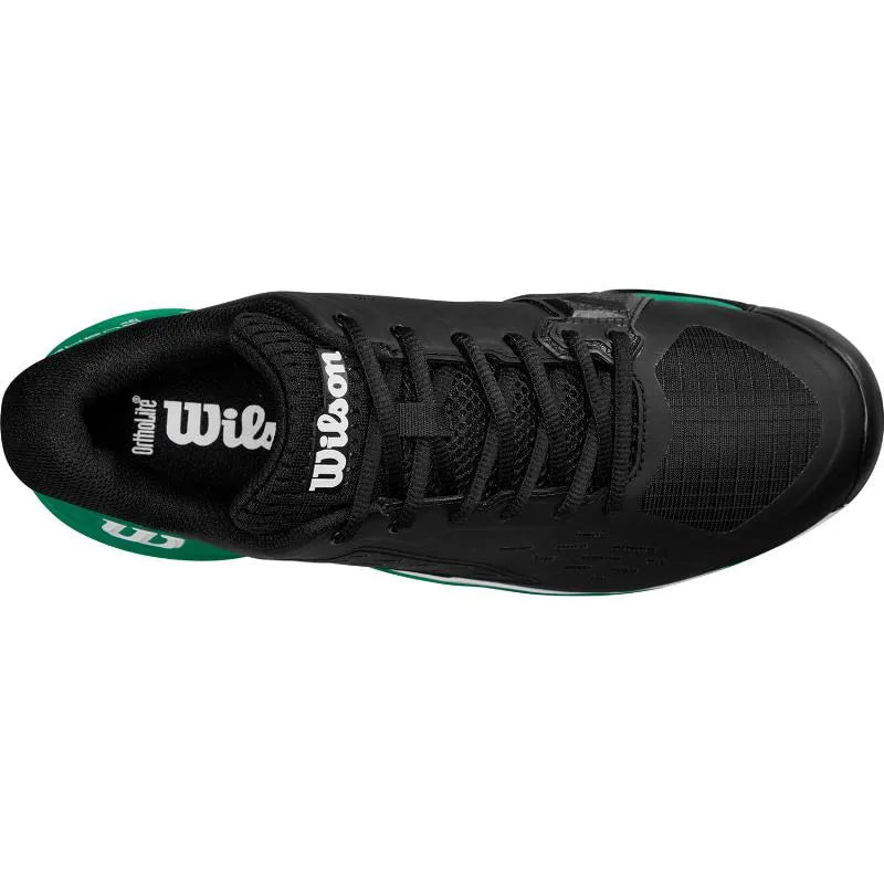 Wilson Rush Pro Ace Clay Noir Vert Blanc - vue 5