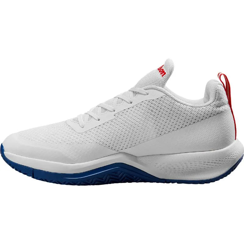 Wilson Rush Pro Lite Blanc Bleu Rouge - vue 3