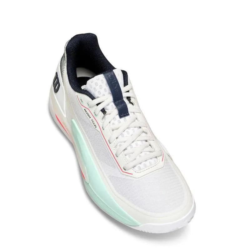 Wilson Rush Tour 5 Clay Blanc Aqua Coral - vue 6
